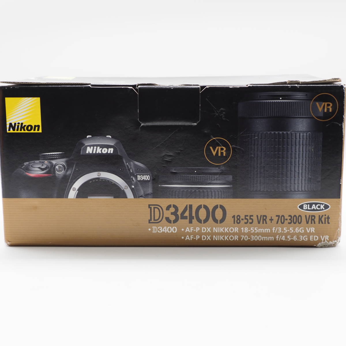 人気カラーの ☆未使用品☆ Nikon #2579 D3400WZBK ブラック ダブル