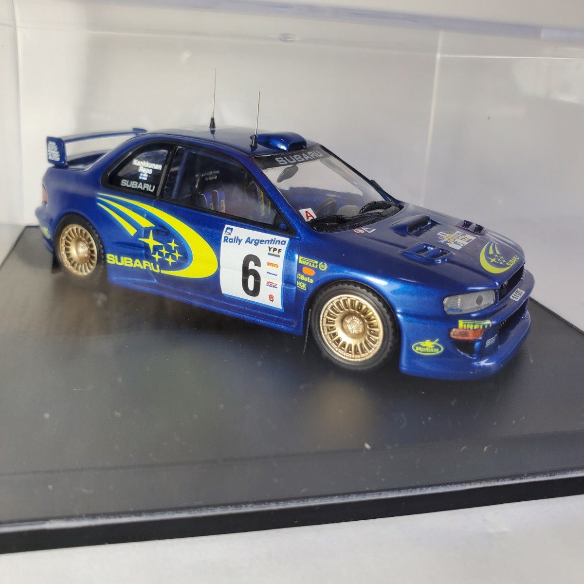 Trofeu 1/43 [SUBARU IMPREZA WRC 99 Kankkunen /1ST Ardentina] Subaru Impreza WRC can knen Argentina 99 new goods unused 415