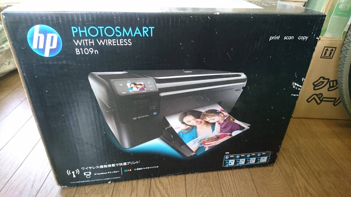 HP製 インクジェットプリンタ Photosmart B109n