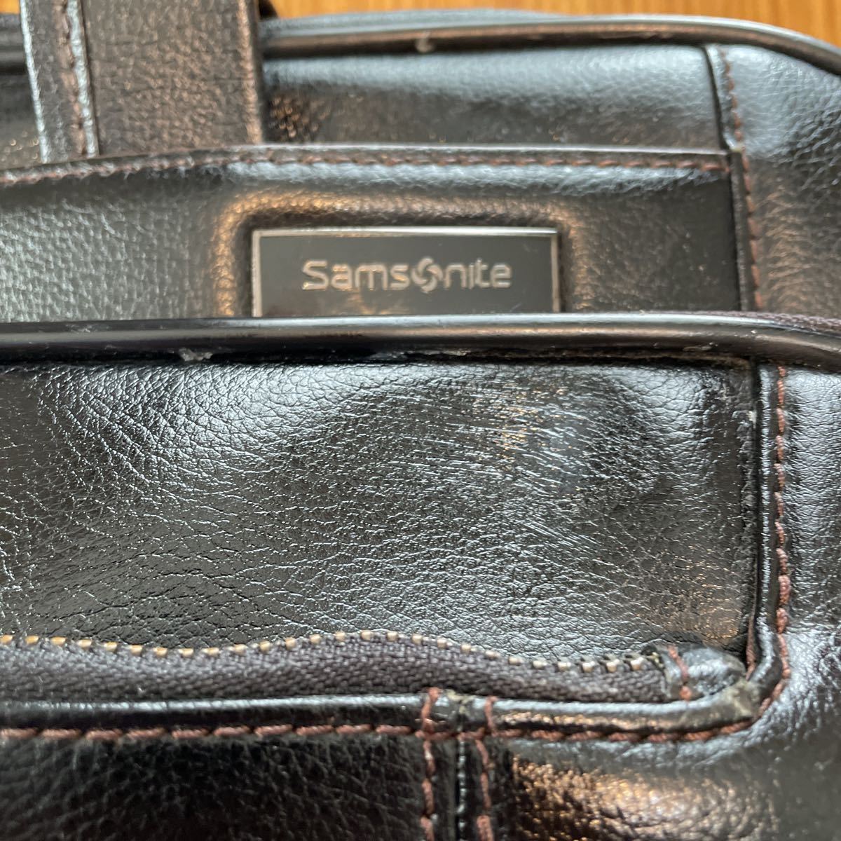  Samsonite business bag leather bag out of print 