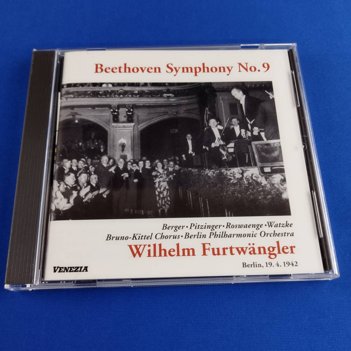 1SC14 CD ヴィルヘルム・フルトヴェングラー ベルリン・フィルハーモニー管弦楽団 ヒトラーの第九の画像1