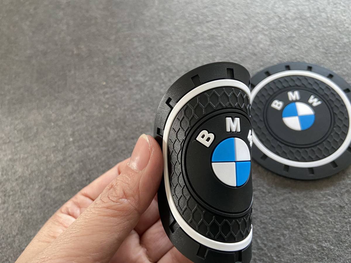 BMW ドリンクホルダー　コースター　2個セット　直径70ｍｍ　 自動車 シリコーン製　カップパッド 車の装飾 04番_画像5