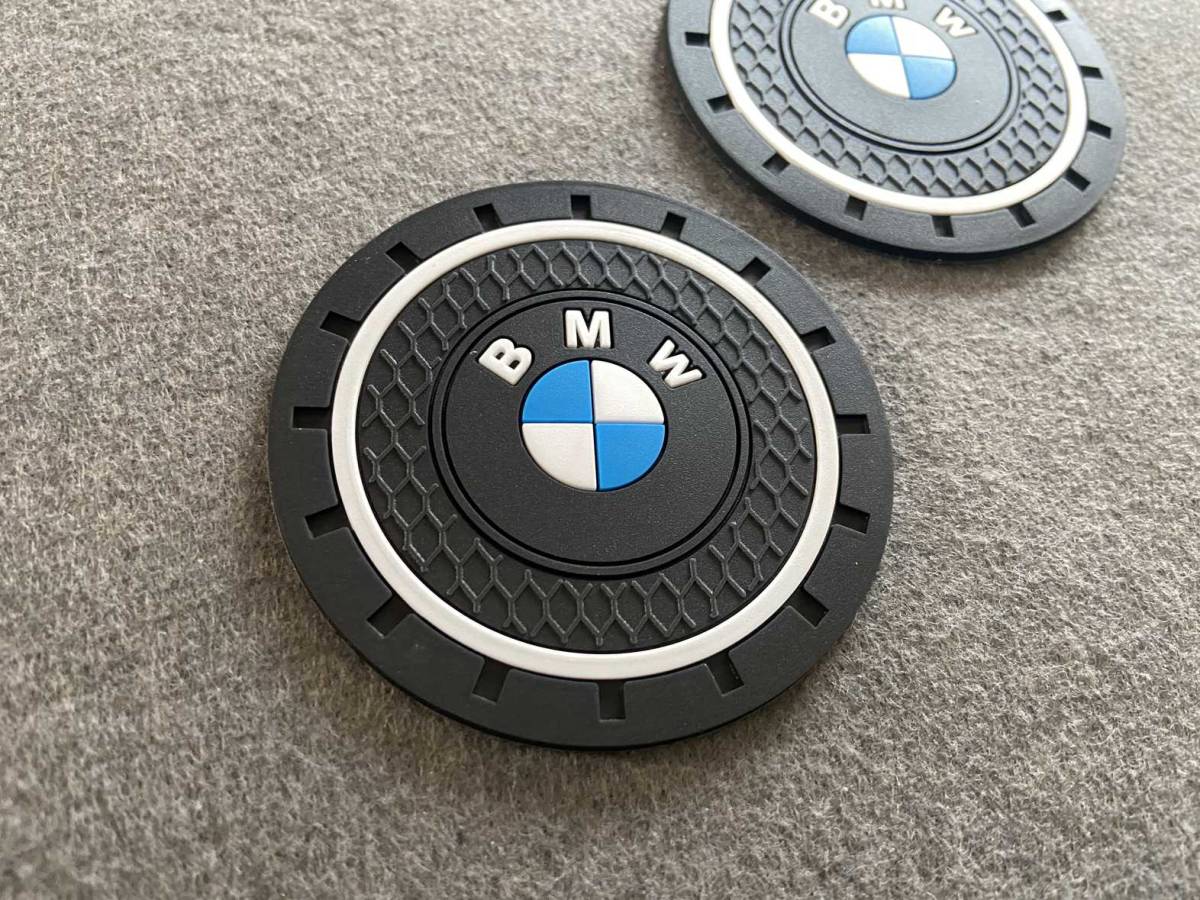 BMW ドリンクホルダー　コースター　2個セット　直径70ｍｍ　 自動車 シリコーン製　カップパッド 車の装飾 04番_画像4