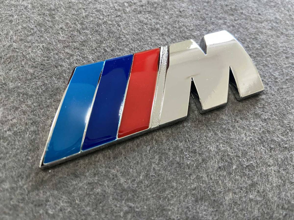 BMW ///M グリルバッジ フロント ロゴバッジ エンブレム シルバー グリルバッチ アクセサリー　金属製　マーカー 10番_画像4