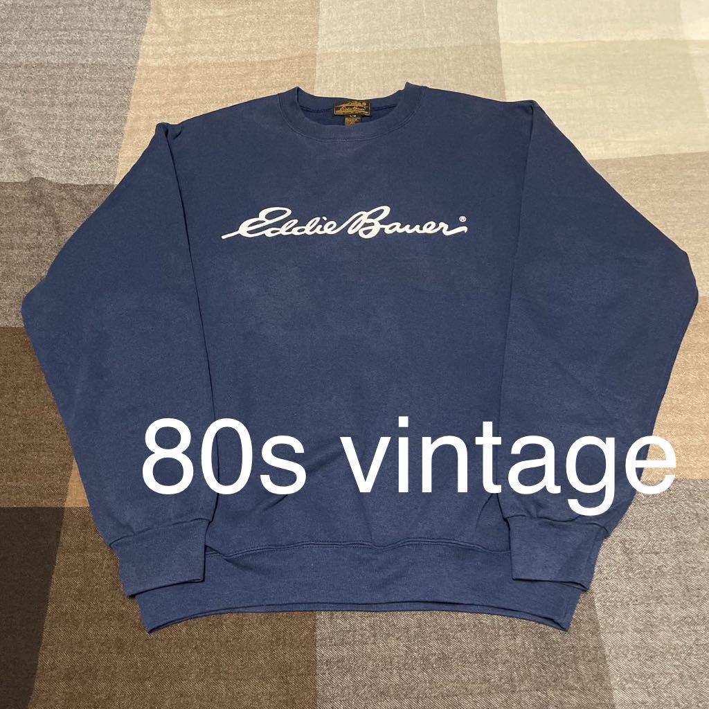 ー品販売 sweat USA製 Bauer Eddie vintage 80s エディーバウアー 90s