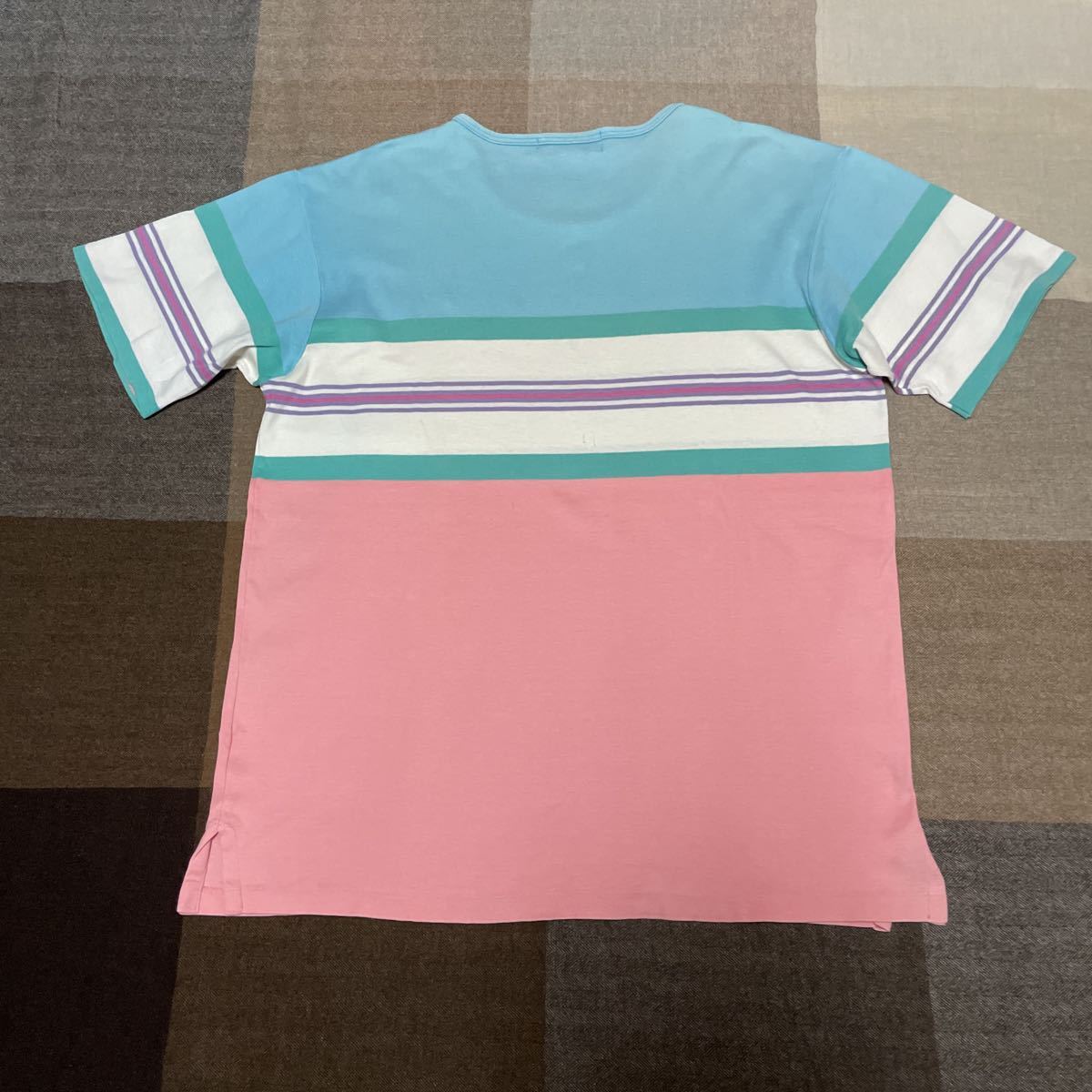 80s 90s RALPH LAUREN Tshirt USA製 ラルフローレン 半袖Tシャツ ボーダー POLO アメリカ製 ポロカントリー_画像3