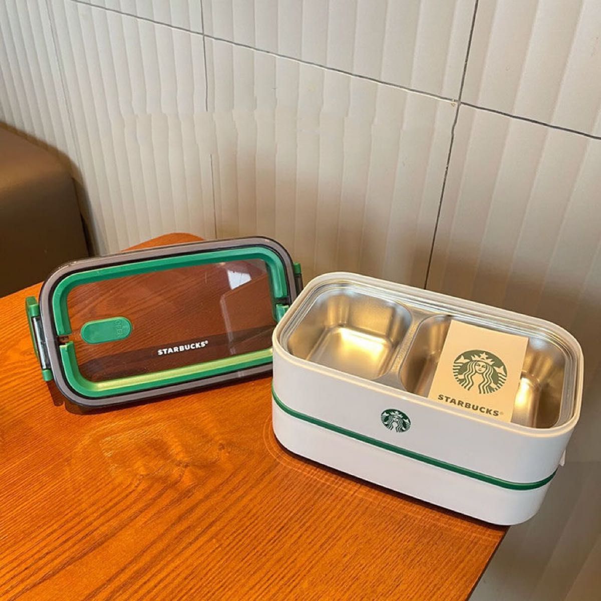 スターバックス 2段お弁当箱 ランチボックス 弁当箱 ランチBOX スターバックス 2段お弁当箱 ランチボックス 弁当箱 ランチBOX