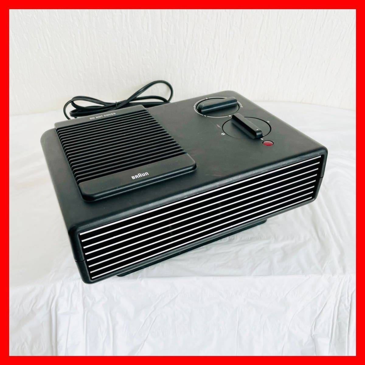 BRAUN Brown Fan Heater fan heater temperature manner machine . manner machine H10 black black 