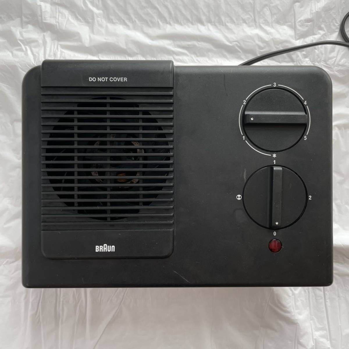 BRAUN Brown Fan Heater fan heater temperature manner machine . manner machine H10 black black 