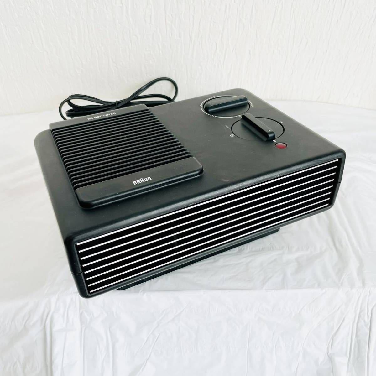 BRAUN Brown Fan Heater fan heater temperature manner machine . manner machine H10 black black 