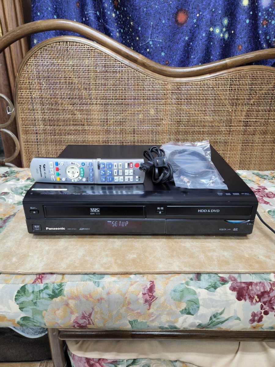 希少ダビングOK完動パナソニックVHS/HDD/DVDレコーダDMR-XP22V_画像1