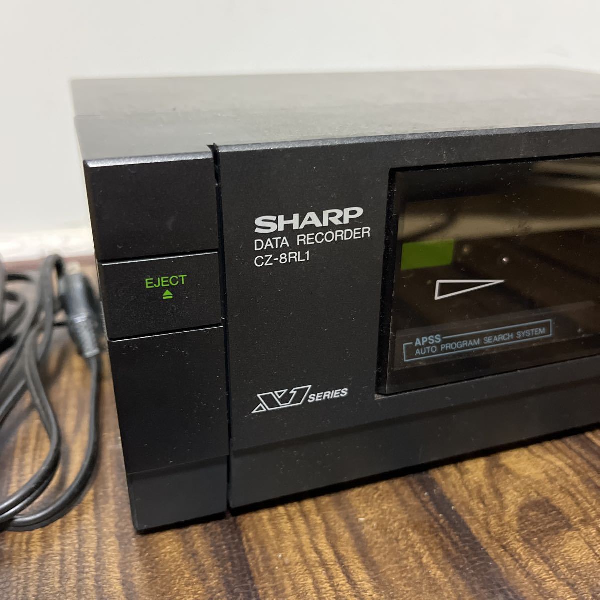 データレコーダー SHARP CZ-8RL1 中古品 カセットテープ ジャンク扱い_画像4