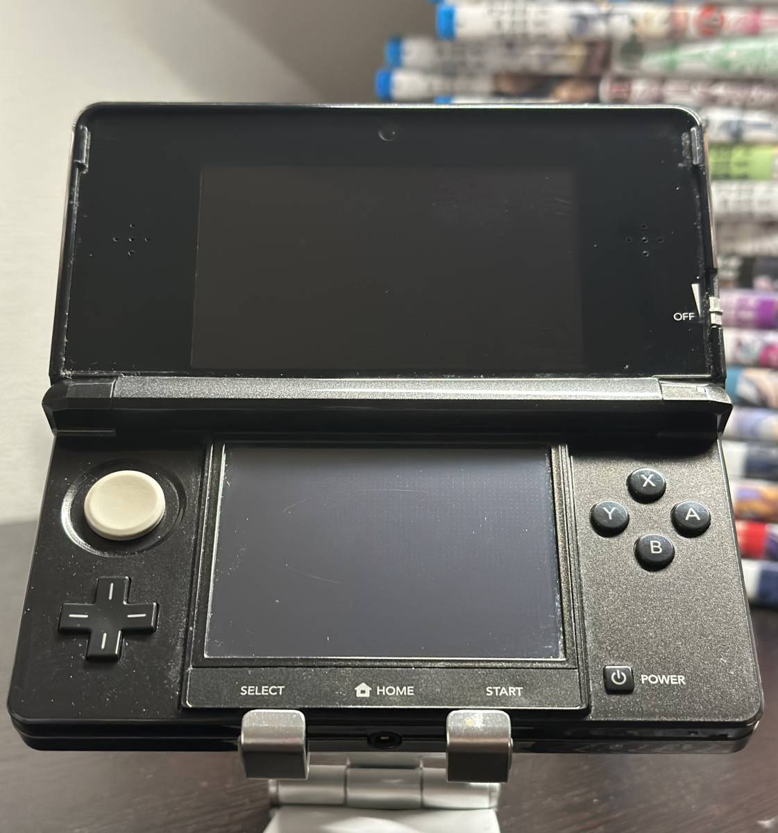 Nintendo 3DS ブラック - ポケモンバンク・ポケムーバー DL済み 