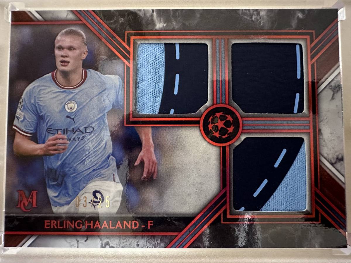 激レア！ 25枚限定 topps museum collection erling haaland patch