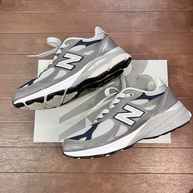 超爆安 new balance ニューバランス M990GJ3 スニーカー グレー サイズ