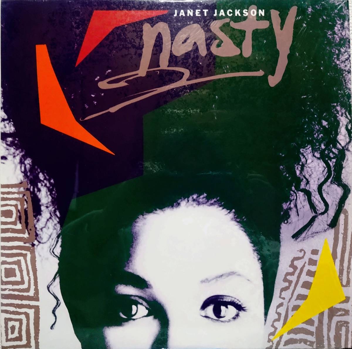 【12's R&B Soul】Janet Jackson「Nasty」オリジナル US盤 シュリンク付！_ジャケット