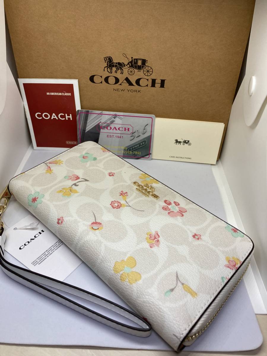 ☆新品未使用 正規品 COACH コーチ C8695 長財布 ミスティカル