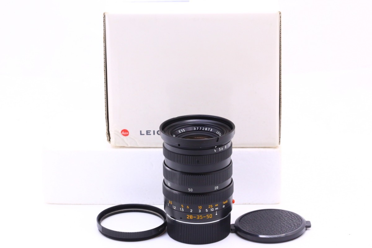 【極上美品】 Leica TRI-ELMAR-M 28-35-50mm f/4 ASPH E55 Lens ライカ #10806_画像1