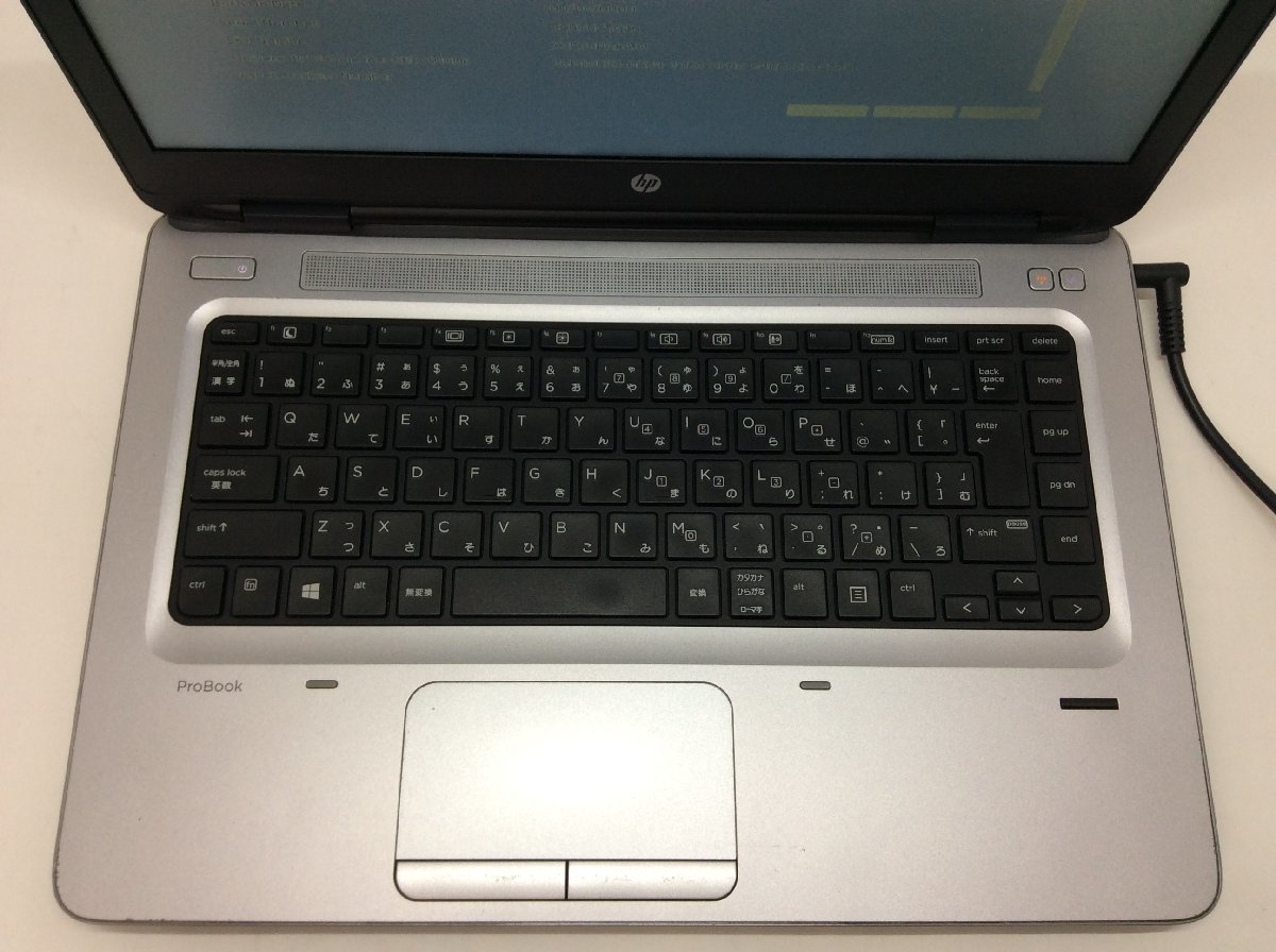 ジャンク/ HP ProBook 645 G2 AMD PRO A8-8600B メモリ8.19GB ストレージ無し 【G09831】_キーボードにテカリがあります