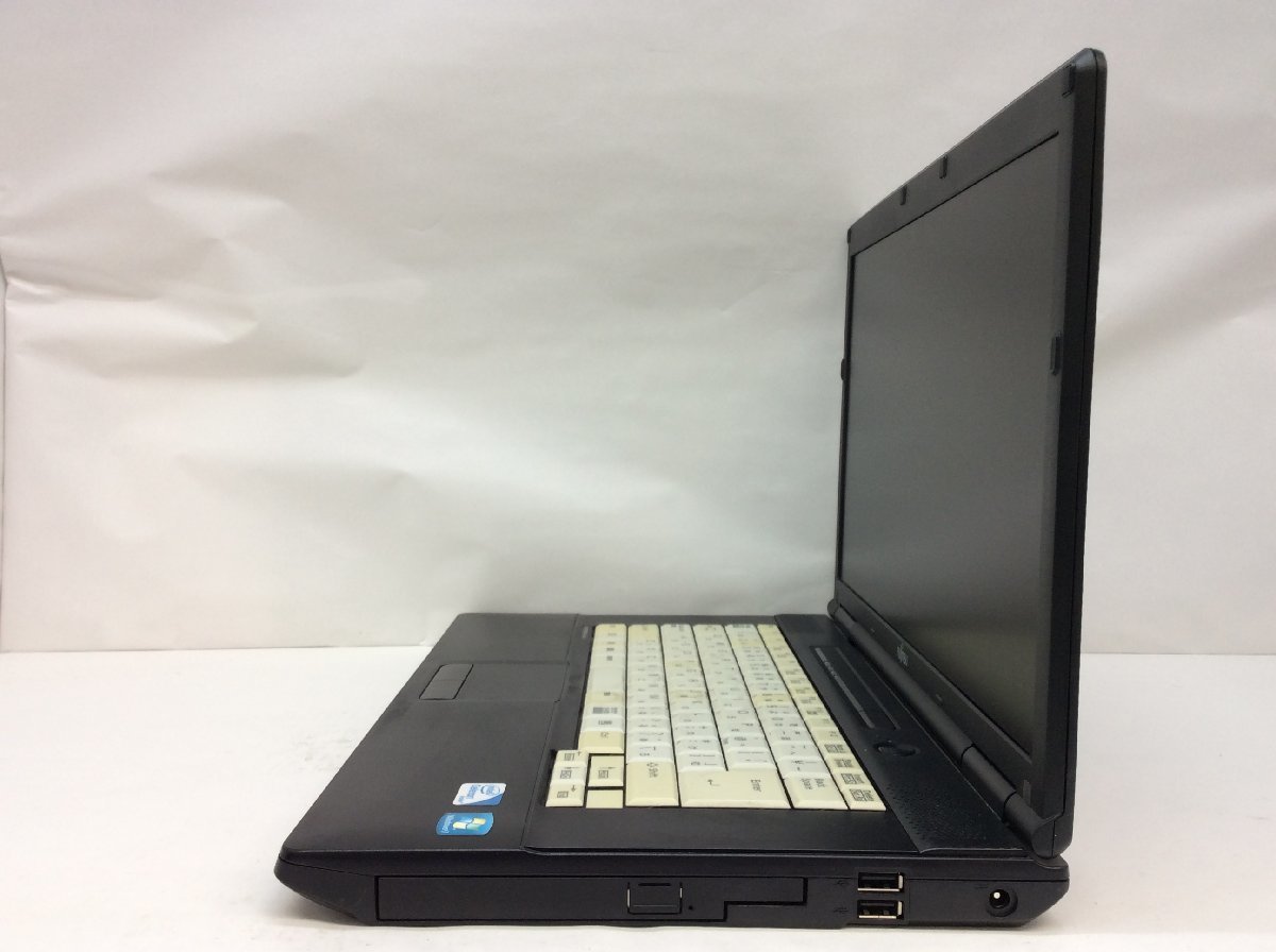 Rジャンク/ FUJITSU FMVNA6FE LIFEBOOK A552/E Intel Celeron B730 メモリ2.05GB ストレージ無し 【G05559】_画像3