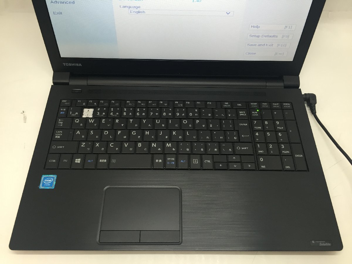 ジャンク/ TOSHIBA dynabook Satellite B35/R PB35RNAD483AD81 Intel Celeron 3205U メモリ4.1GB HDD500.1GB 【G12876】_KBテカリ・破損があります