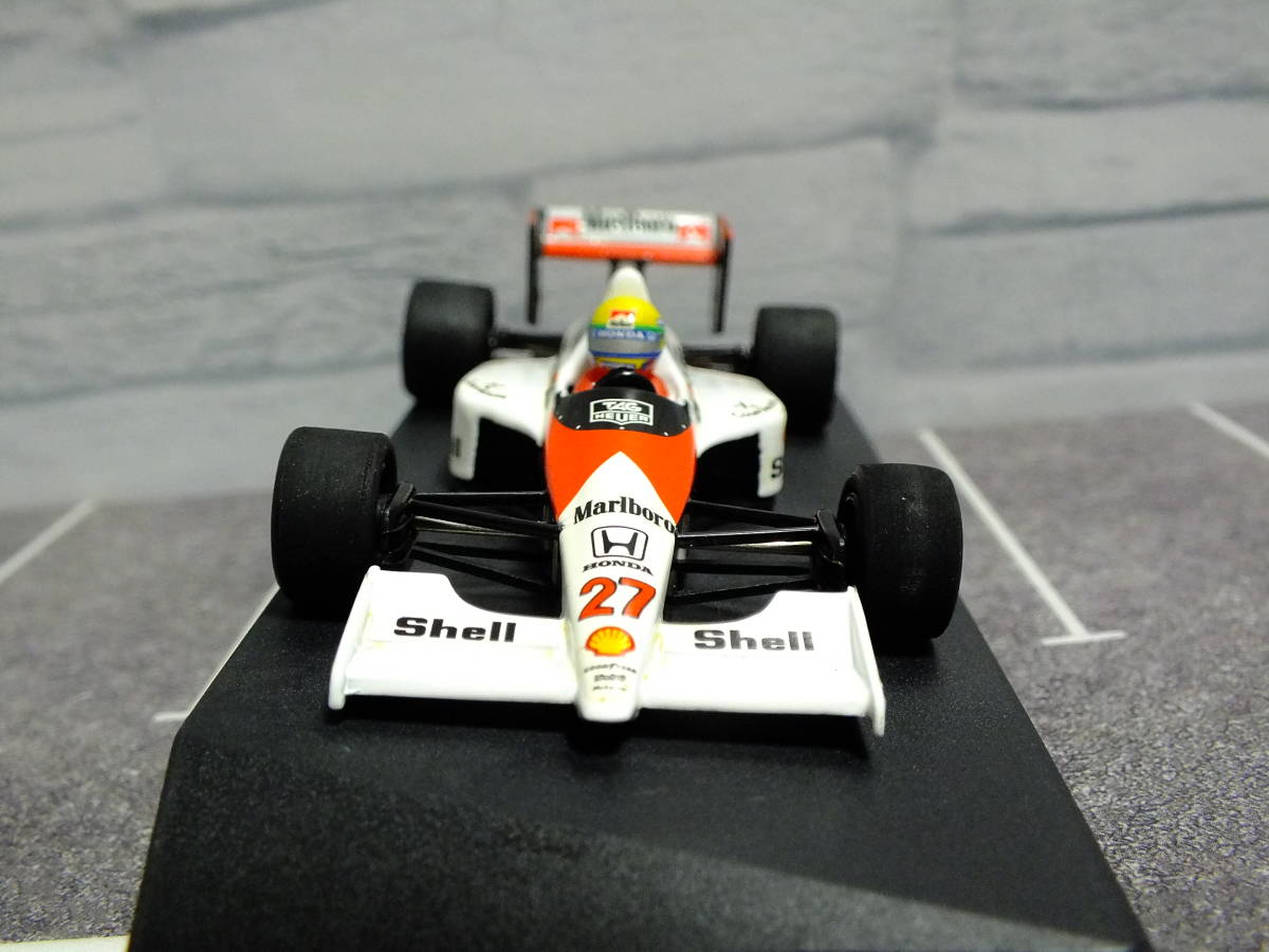 1/43　ONYX　マクラーレン　ホンダ　MP4/5B　マルボロ仕様　＃27　A・セナ　訳あり_画像8