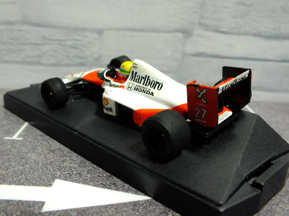 1/43　ONYX　マクラーレン　ホンダ　MP4/5B　マルボロ仕様　＃27　A・セナ　訳あり_画像7