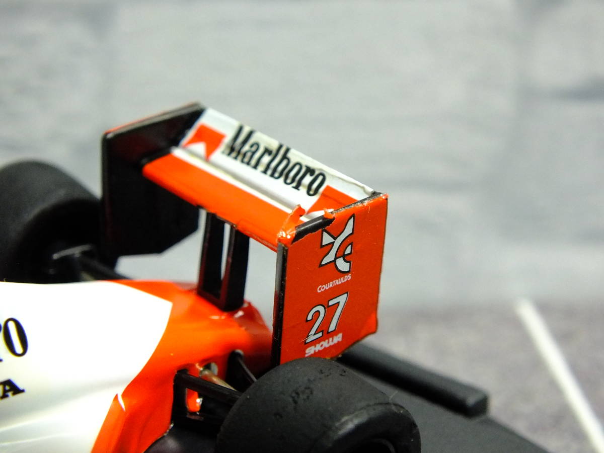 1/43　ONYX　マクラーレン　ホンダ　MP4/5B　マルボロ仕様　＃27　A・セナ　訳あり_画像10