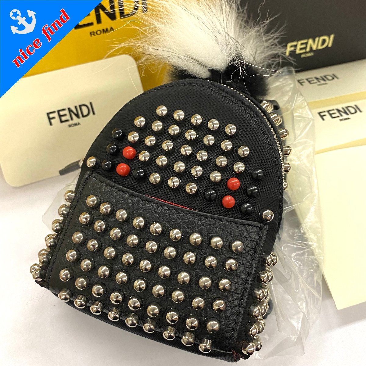 美品◇フェンディ FENDI◇バッグバグズ 7AR432-6ER チャーム