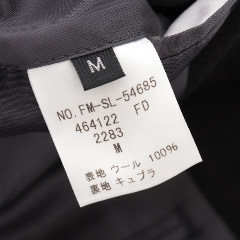 ■ ポールスミス テーラードジャケット ブレザー ウール100％ アウター チェック メンズ M グレー_画像8