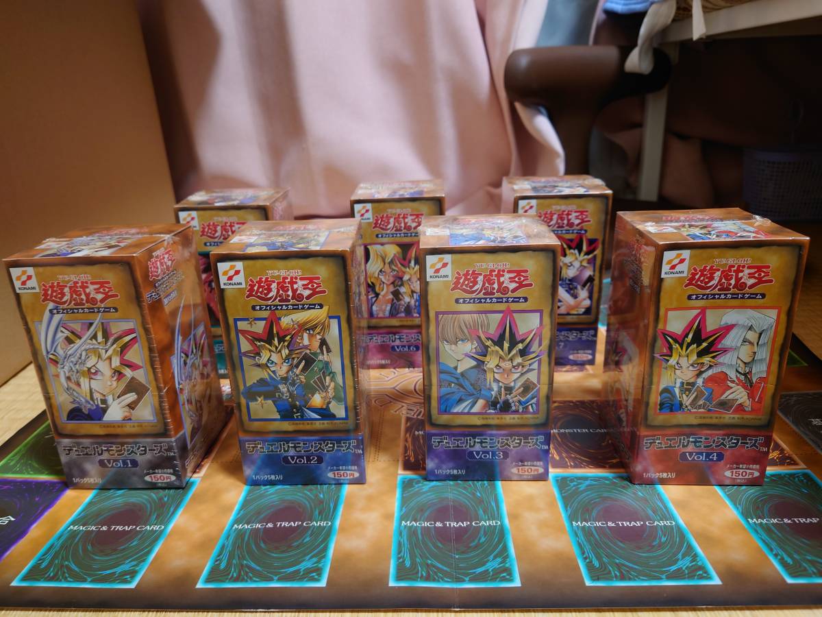 [ Yugioh ] Duel Monstar z the first period Vol.1~7 shrink attaching complete unopened box gorgeous set out of print hard-to-find collection 
