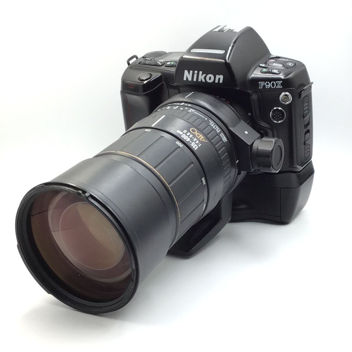 カメラ Nikon F90X + 135-400mm f4.5-5.6 D APO 一眼レフ セット品 現状品 [5665KC]_画像1