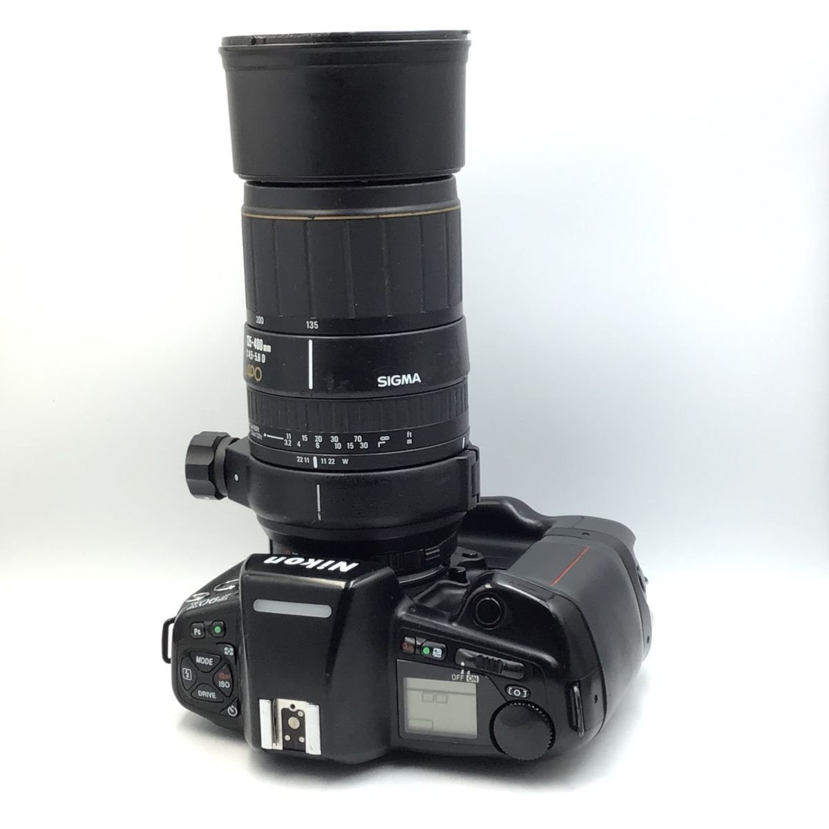 カメラ Nikon F90X + 135-400mm f4.5-5.6 D APO 一眼レフ セット品 現状品 [5665KC]_画像4