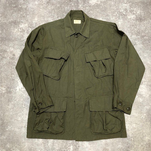 【men004UC】 60's US ARMY ジャングルファティーグジャケット SMALL vintage 60年代 アメリカ軍 米軍実物 ミリタリー ベトナム戦争 AG