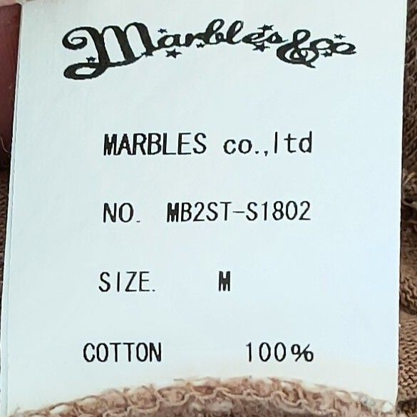 Marbles プリントTシャツ