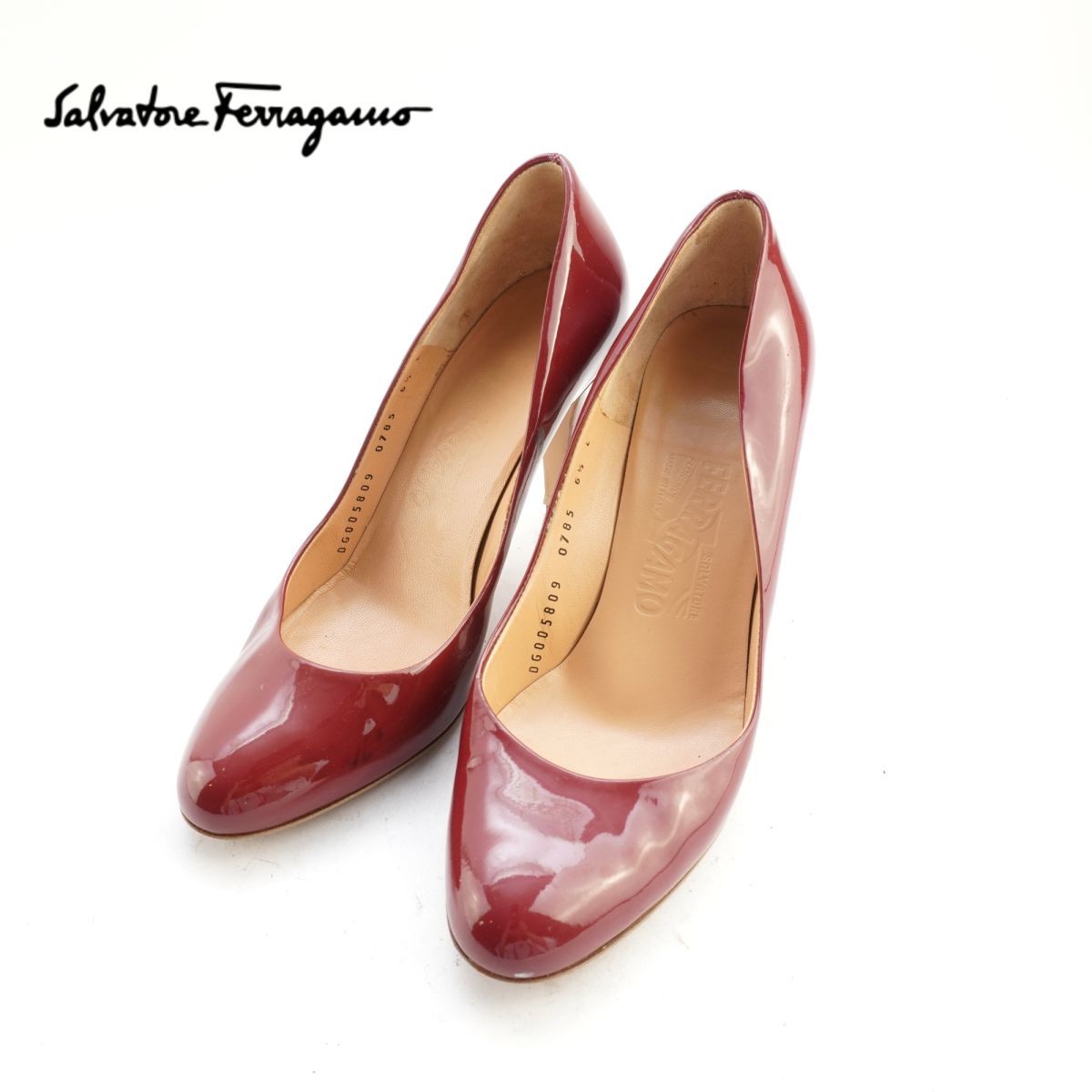 Salvatore Ferragamo サルヴァトーレ・フェラガモ 6 1/2 24.0 パンプス