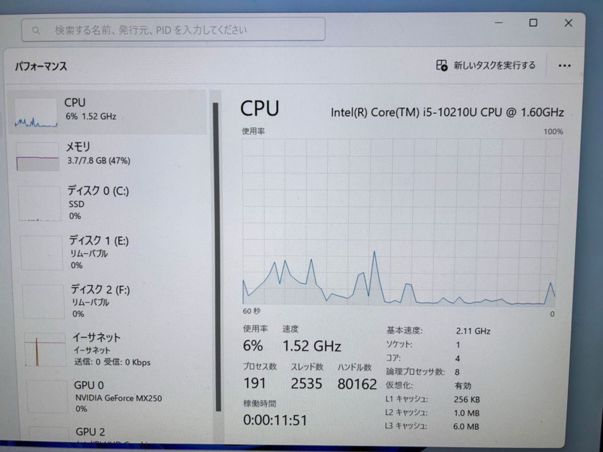 DELL Inspiron 7391 ノートパソコン Core i5第10世代 NvidiaGeForce