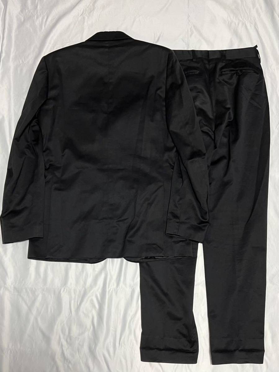 本人期 HELMUT LANG セットアップ スーツ コットン ブラック 本人期 HELMUT LANG セットアップ スーツ コットン ブラック