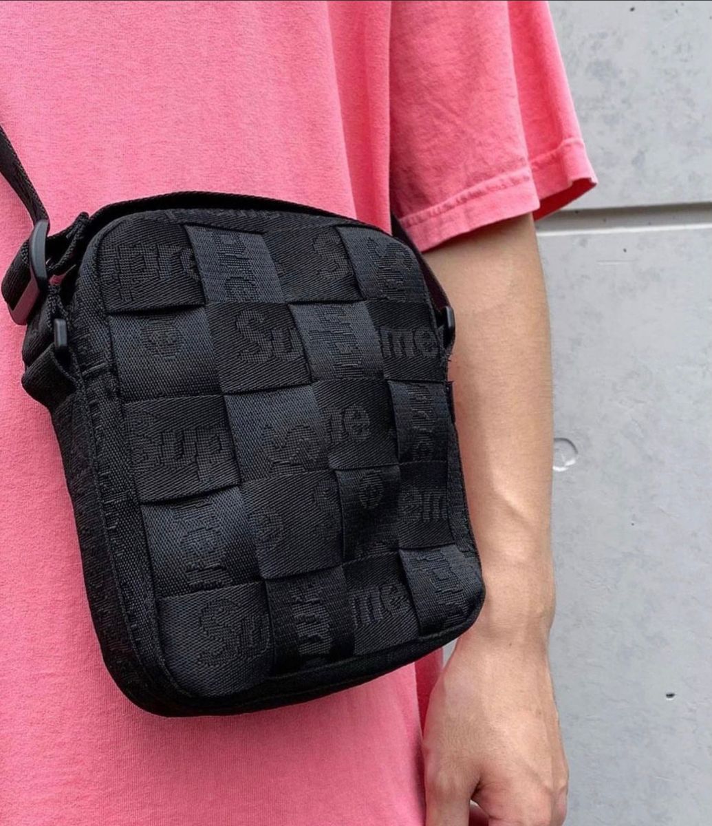 Supreme Woven Shoulder Bag Black シュプリーム