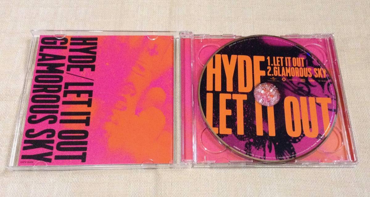 HYDE「LET IT OUT」CD+DVD/L'Arc〜en〜Ciel/VAMPS_画像3