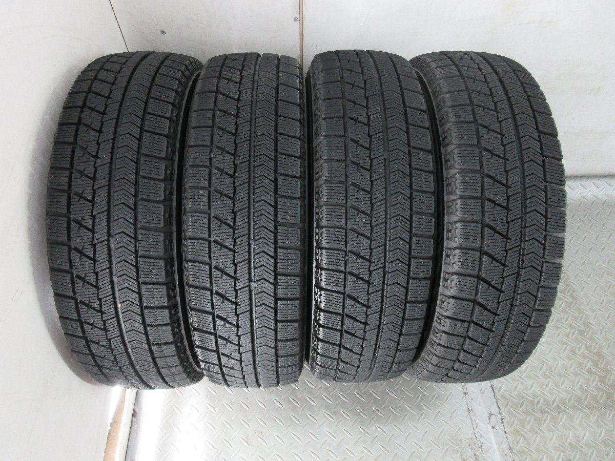 ■中古タイヤホイール■ TOPY 13インチ スチールホイール 4J +45 4H 100 BRIDGESTONE VRX 155/65R13 73Q ST 冬タイヤ 激安 送料無料 J948_残溝約７分山位