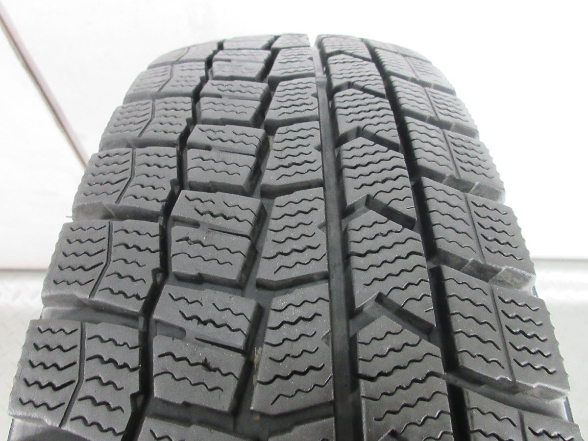 ■中古タイヤホイール■　14インチ 5J +46 4H 100 DUNLOP WM02 165/70R14 81Q 冬タイヤ ST 激安 送料無料 J949_スタッドレス