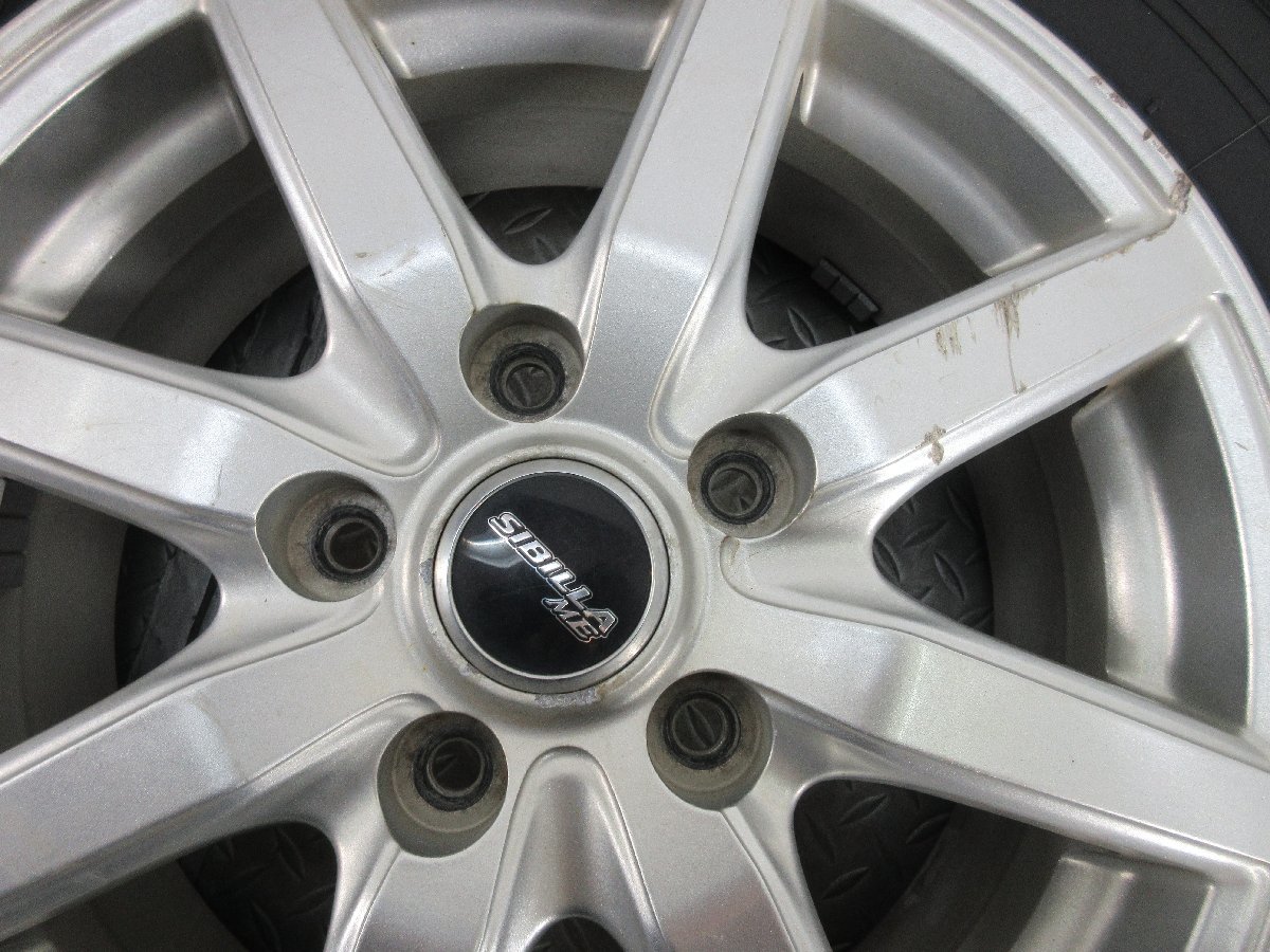 ■中古タイヤホイール■　SIBILLA ME 15インチ 6J +53 5H 114.3 YOKOHAMA IG50 205/70R15 96Q 冬 ST 激安 送料無料 J961_SIBILLA ME