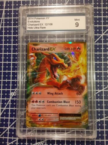 Charizard EX (2016) XY Evolutions Holo Rare 12/108 CGC 9 Mint Pokemon TCG 海外 即決