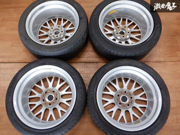 BBS RS778 RS779 ホイール 17インチ 7J +45 8J +38 PCD114.3 5穴 4本 クラウン マークX等 ★ 棚1A_画像9