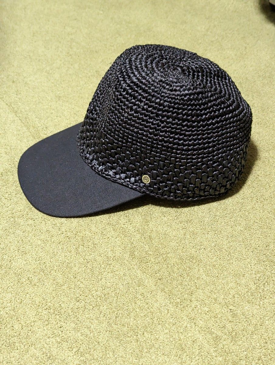 未使用 コシノヒロコラフィアキャップ帽子(アジャスター調整付き