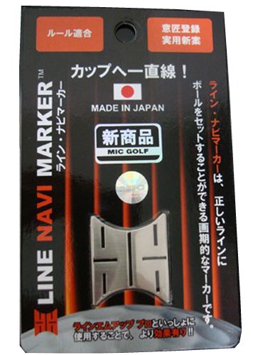 即決　ミック　 GOLF ライン?ナビマーカー 　黒　新品