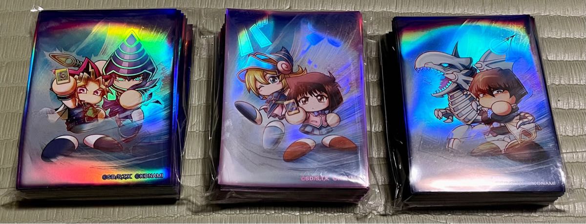 【絶品】 遊戯王 公式スリーブ 3つ 限定スリーブ コラボ パワプロ サプライ・アクセサリ・グッズ