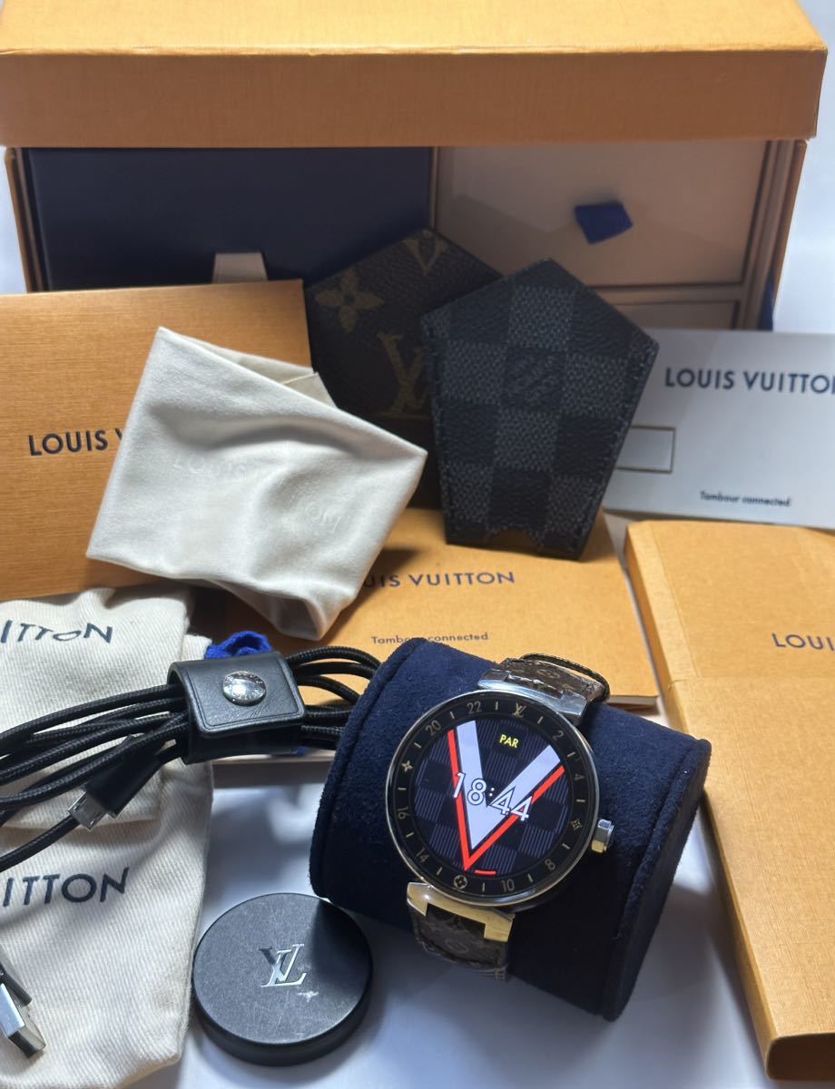 爆売り！ LOUIS 稼働 バッテリー交換済 VUITTON 箱 腕時計 充電器付属