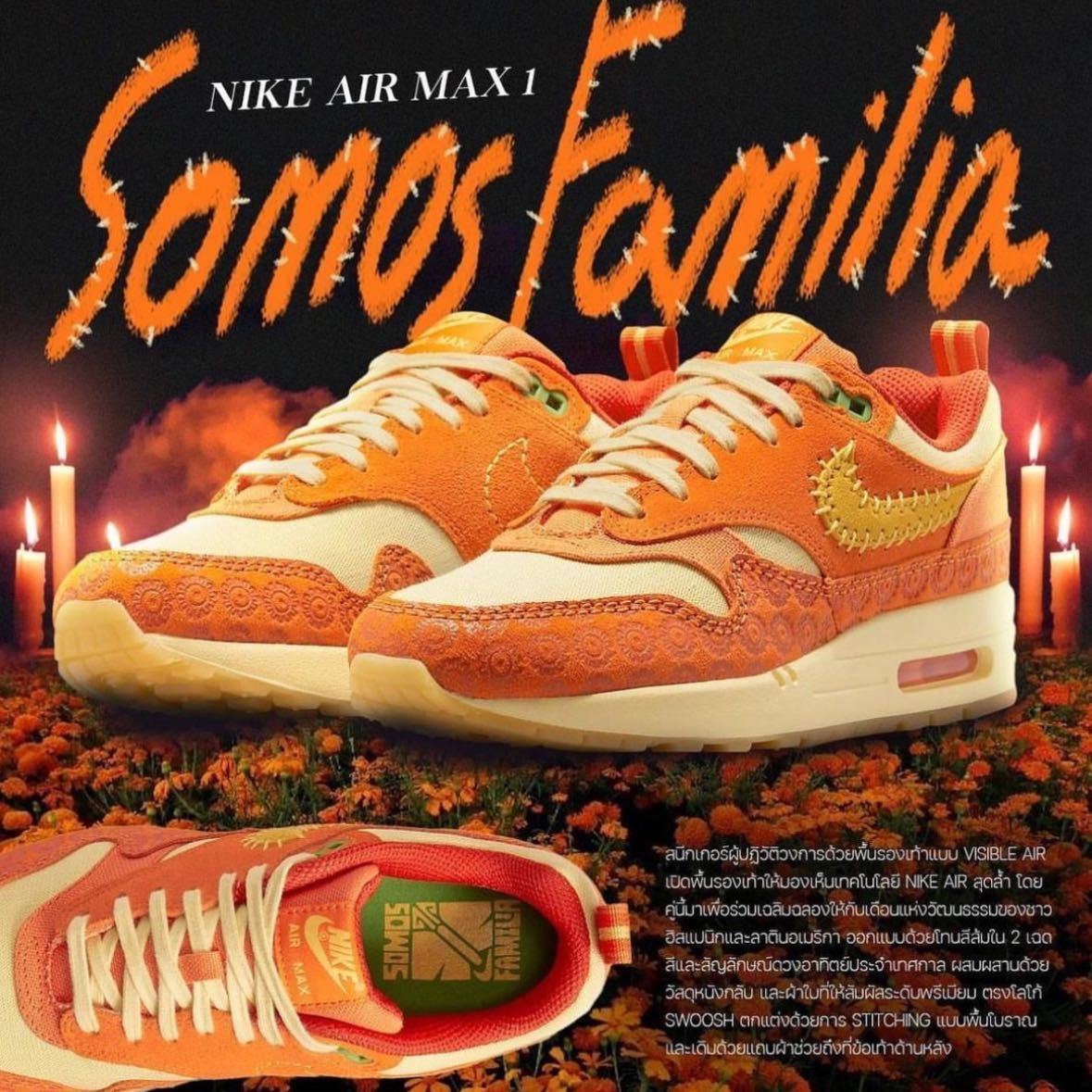 27.5cm 新品 W AIR MAX 1 PRM Somos Familia エアマックス プレミアム